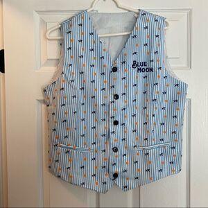 Blue Moon  Novelty Vest Size Medium Server Costume